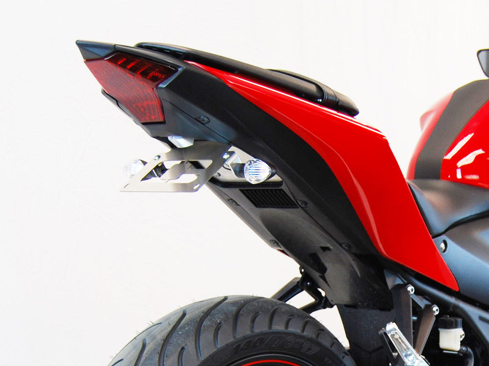 Stainless Steel Turn Signal and License Plate Relocation Kit