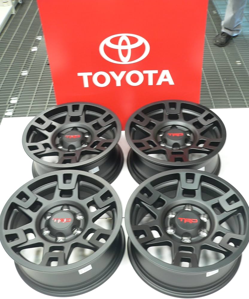 TRD Pro 17-Inch Matte Black Aluminum Wheel