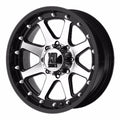 SK1 16x9 +15 4x100 Chrome With Gold Rivets