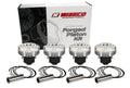 K634M875 Forged Dome Piston Set, 3.445" Bore, 12.89:1