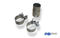 Dual Flow Rear Muffler System with 76mm Type 13 Polished