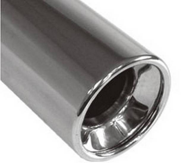 Dual Flow Rear Muffler System with 76mm Type 13 Polished