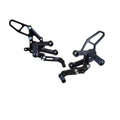 Rearset Kit with Adjustable Eccentric Pegs