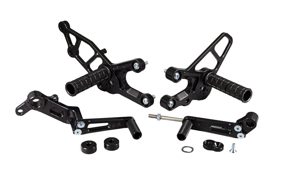 Rearset Kit, 6061-T6 Billet Aluminum