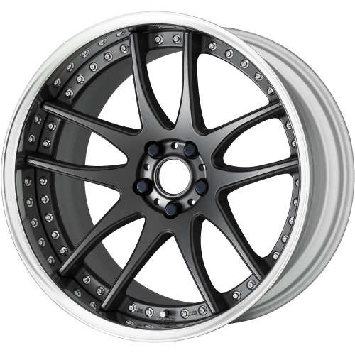 Emotion CR 3P 18x8 +3 5x120 Matte Gunmetal Wheel