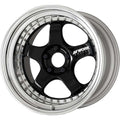 Meister S1 3P 18x10.5 +54 5x100 Gloss Black Wheel
