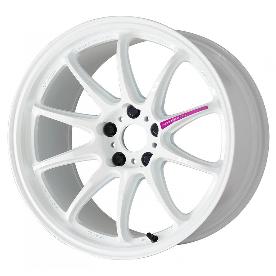Emotion ZR10 18x9.5 Azure White Wheel