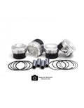 Forged Piston Set, 90.00mm Bore, 9.25:1 Compression Ratio
