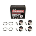 Forged Piston Kit, 100.00mm Bore, 8.0:1 Compression, 2.5L