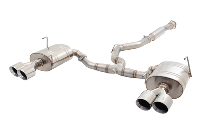 304 Stainless Steel Cat-Back Exhaust System w/ Quad 3.5" Tips