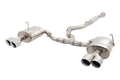 304 Stainless Steel Cat-Back Exhaust System w/ Quad 3.5" Tips