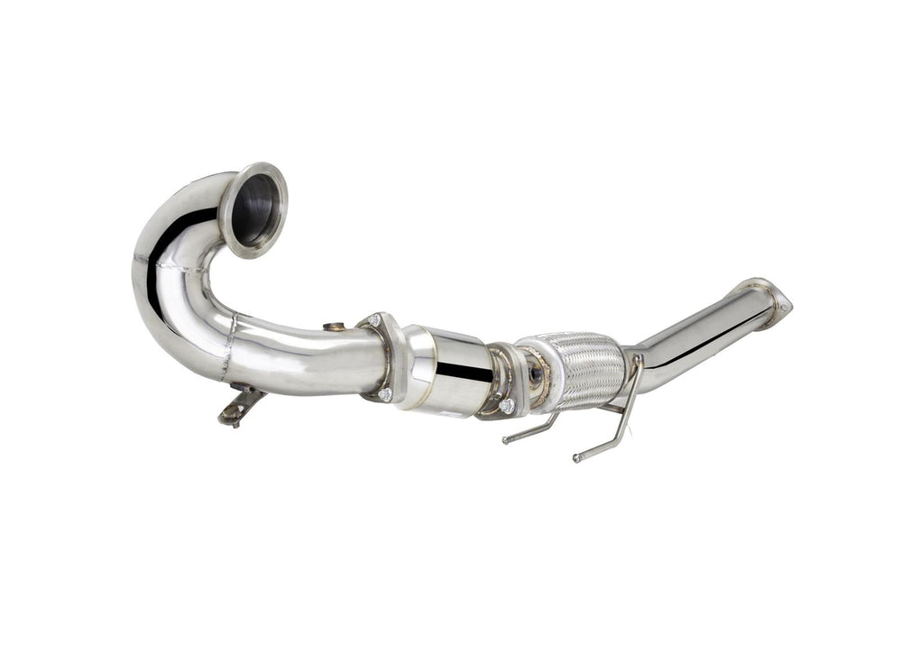 3-Inch Stainless Steel Downpipe with High-Flow Cat