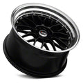 521 18x10 +25mm 5x114.3/120mm 73.1mm Bore Black w/ Machined Lip