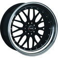 521 20x8.5 +32mm 5x114.3/120mm Black Machined Lip Wheel