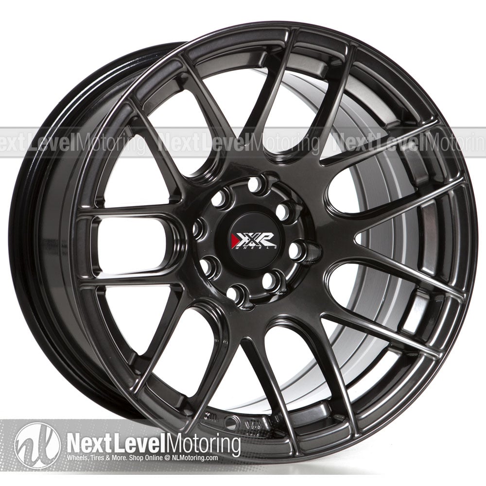 530 15x8.25 +0mm 4x100/4x114.3 Chromium Black Alloy Wheel