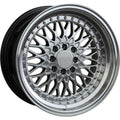 536 16x8 +20mm 4x100/4x114.3mm Hyper Silver/ML Wheel