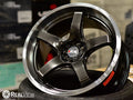 555 18x8.5 +35 5x100/5x114.3 Chromium Black Wheel
