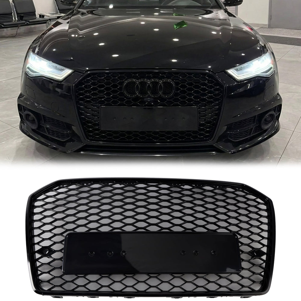 RS6 Style Honeycomb Front Grille