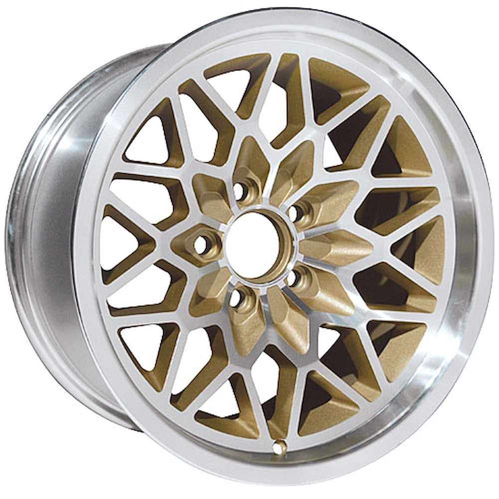 Snowflake 17x9 Gold Painted Recesses Wheel