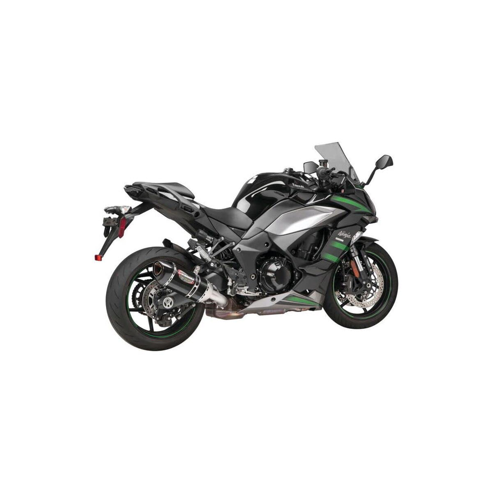 Alpha Stainless Slip-On Muffler with Carbon Fiber Sleeve