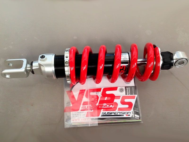 Rear Monoshock Absorber with Red Spring
