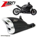 Double Silencer Stainless Steel Black Ceramic Racing Muffler