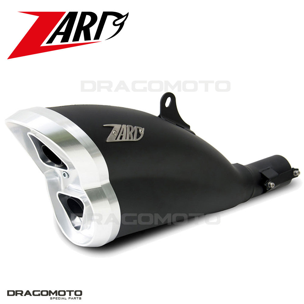 Double Silencer Stainless Steel Black Ceramic Racing Muffler