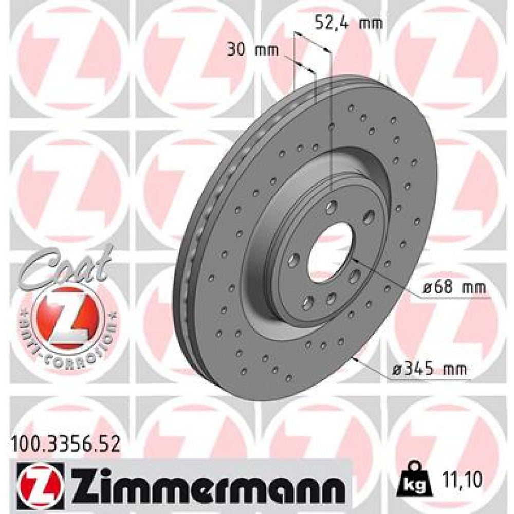 Sport Front Brake Disc 345mm