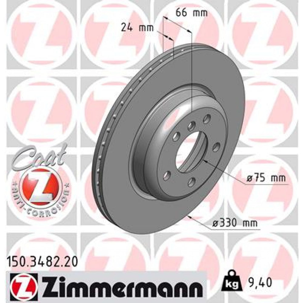Coat Z Front Axle Brake Disc 330mm
