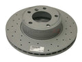 300x24mm Cross-Drilled Front Brake Rotor