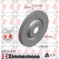340 x 30mm Coated Brake Disc