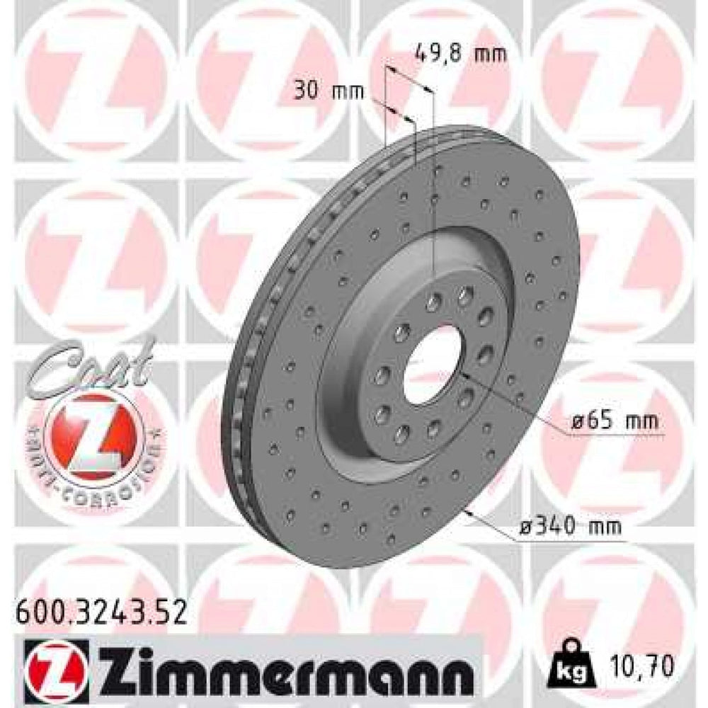 Sport Rear 2-Piece Brake Disc, 315x30mm