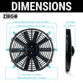 12-Inch Electric Cooling Fan