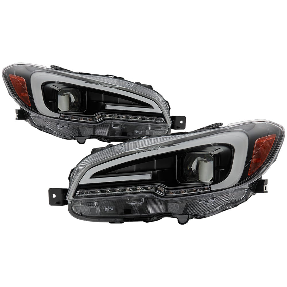 Projector Style Headlights with DRL Bar