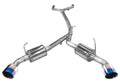 Cat-Back Exhaust System with Burnt Tips