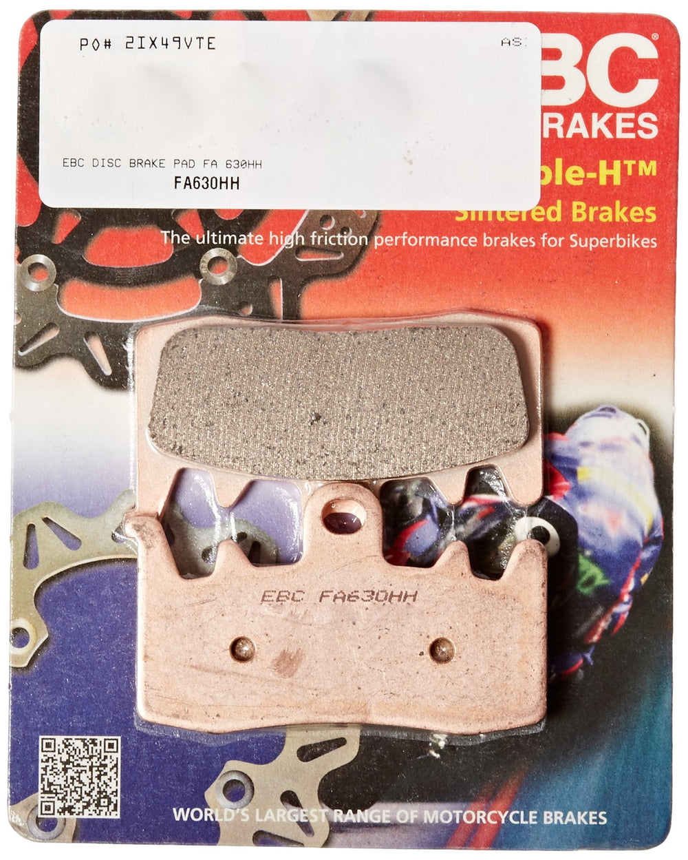 Front HH Sintered Copper Alloy Brake Pads