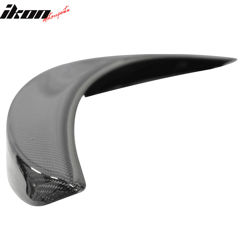 Rear Trunk Spoiler Matte Carbon Fiber