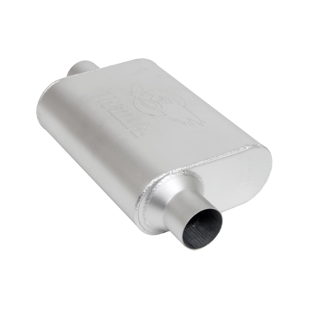 Welded Muffler Center Inlet/Offset Outlet 2.5-Inch