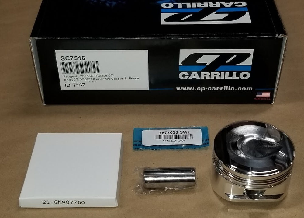 Forged Dome Top Piston Set, 77.50mm Bore, 10.5:1 Compression