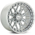 Vossen HFX-3 22x10 - 8x180 - ET18 - Super Deep Face - 124.3 - Silver Polished Wheel
