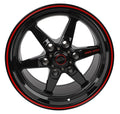 Race Star 93 Truck Star 17x9 6x5.5BC 6.00BS Black/Machined Wheel