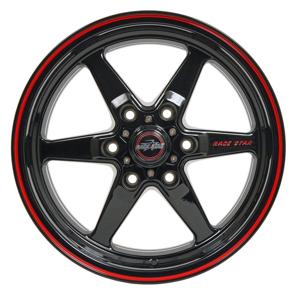 Race Star 93 Truck Star 15x7 6x5.50BC 4.00BS Direct Drill Black/Machined Wheel