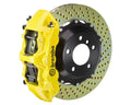 Brembo 09-11 997.2 C4 (Excl PCCB) Fr GT BBK 6Pis Cast 380x32 2pc Rotor Drilled-Yellow