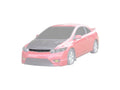 0608 CIVIC EXCL SEDAN FRONT GRILLE MATTE BLACK