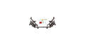 BMR 05-14 S197 Mustang K-Member w/ 1/2in Lowered Motor Mount and STD. Rack Mounts - Black Hammertone