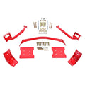 BMR 79-04 Fox Mustang Torque Box Reinforcement Plate Kit(TBR005R And TBR003R) - Red