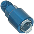 Russell Performance -6 AN male to 3/8in SAE quick-disconnect female (Blue Single)