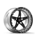 Weld S71 17x11 / 5x115mm BP / 5.8in. BS Black Wheel (Medium Pad) - Black Single Beadlock MT