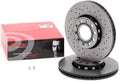 Brembo 92-94 Audi 100/96-05 A4/99-01 VW Passat Front Premium Xtra Cross Drilled UV Coated Rotor