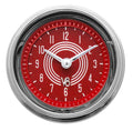 V8 RED STEELIE 2IN CLOCK W/RESET